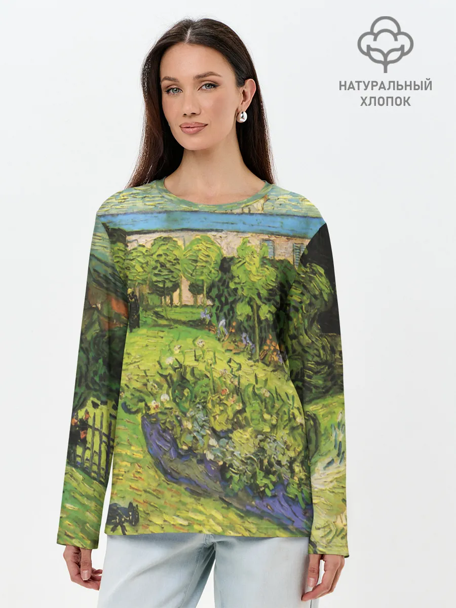 Лонгслив женский. Хлопок / УСАДЬБА ВАНГОГ