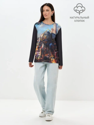 Лонгслив женский. Хлопок / WARHAMMER 40K
