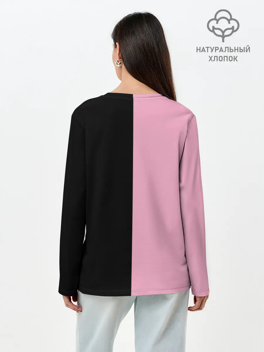 Лонгслив женский. Хлопок / BLACKPINK