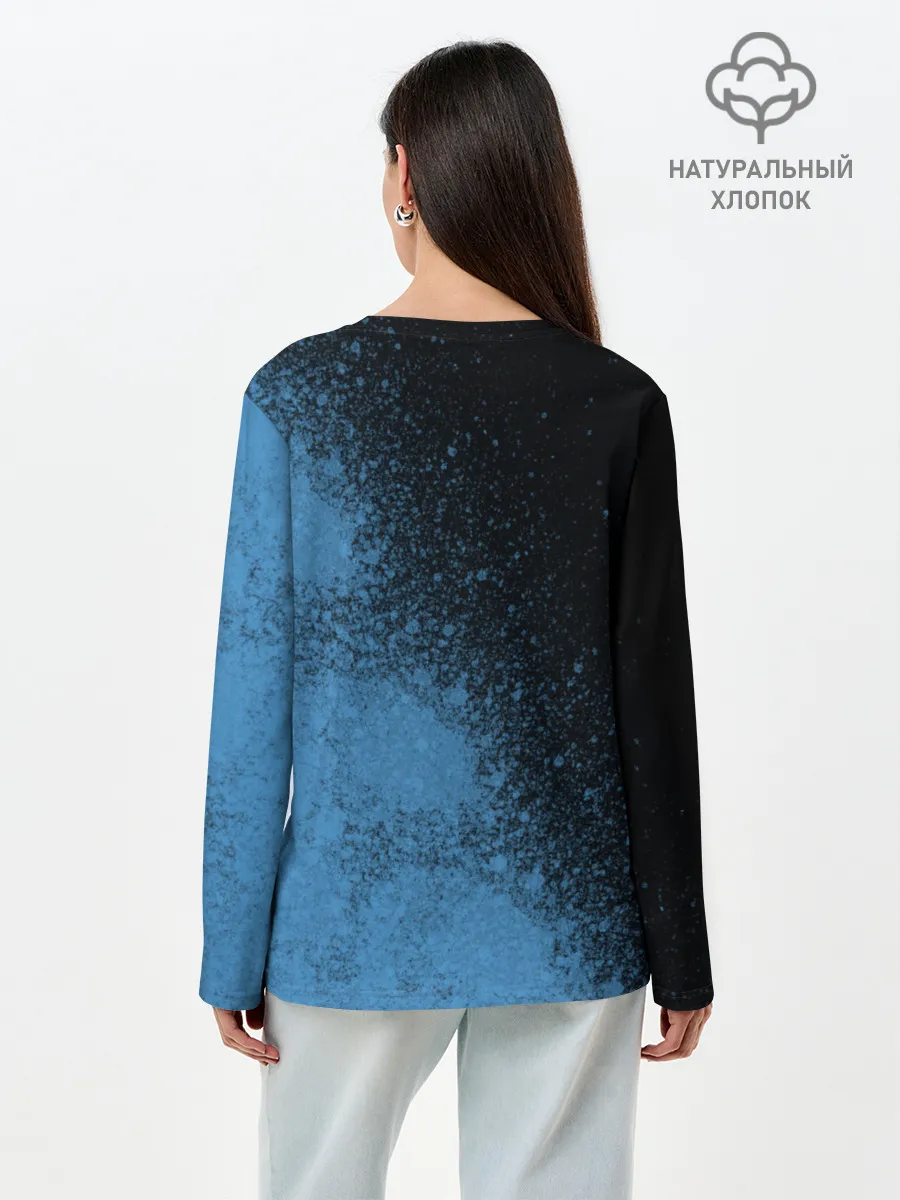 Лонгслив женский. Хлопок / Sally face