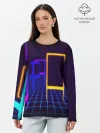 Лонгслив женский. Хлопок / NEON STYLE