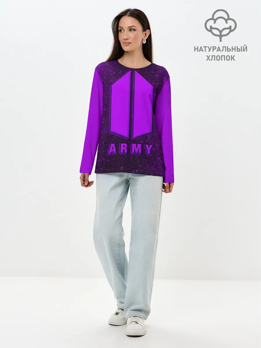 Лонгслив женский. Хлопок / РЮКЗАК BTS