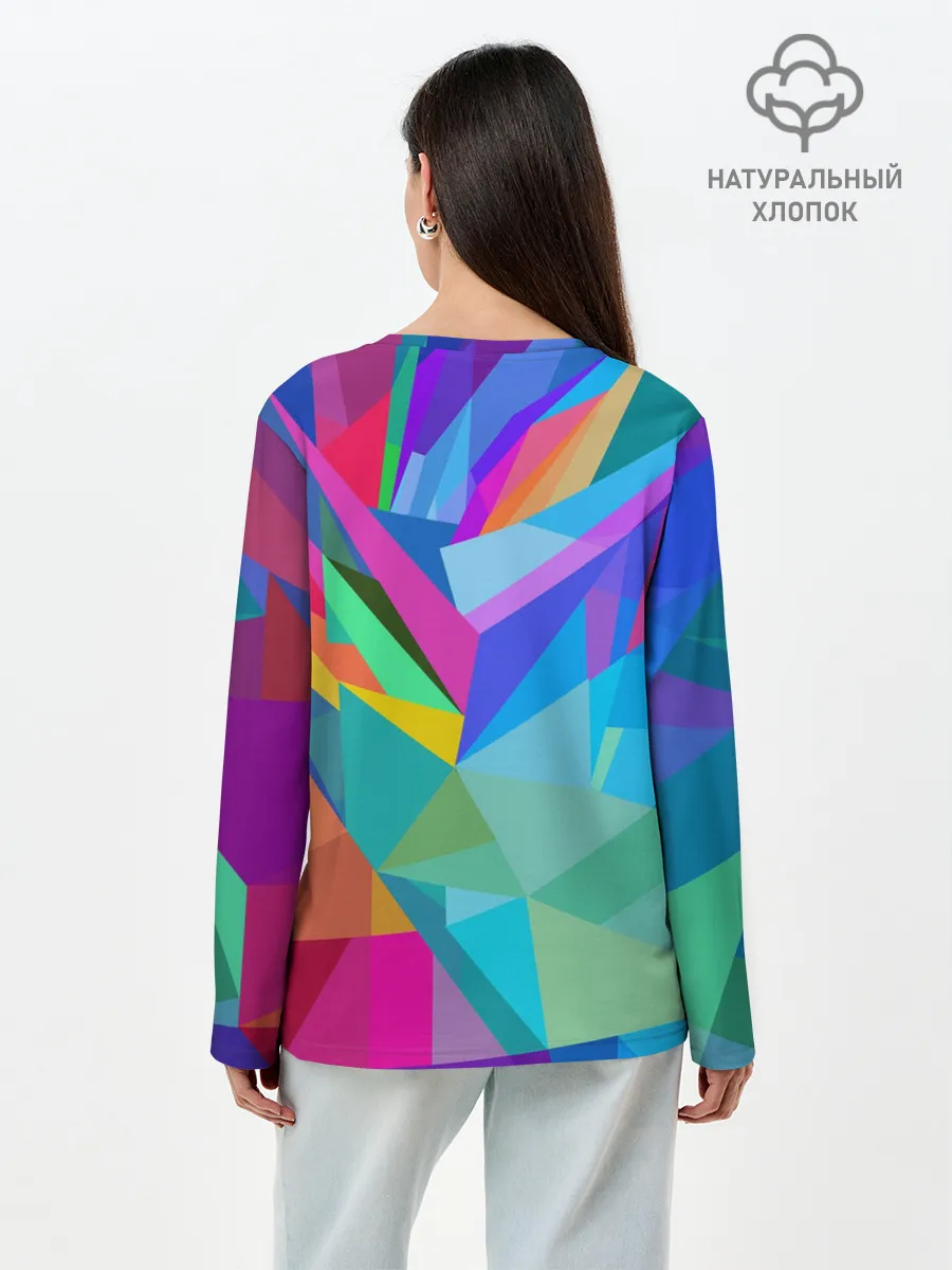 Лонгслив женский. Хлопок / Пловец