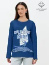 Лонгслив женский. Хлопок / Surf