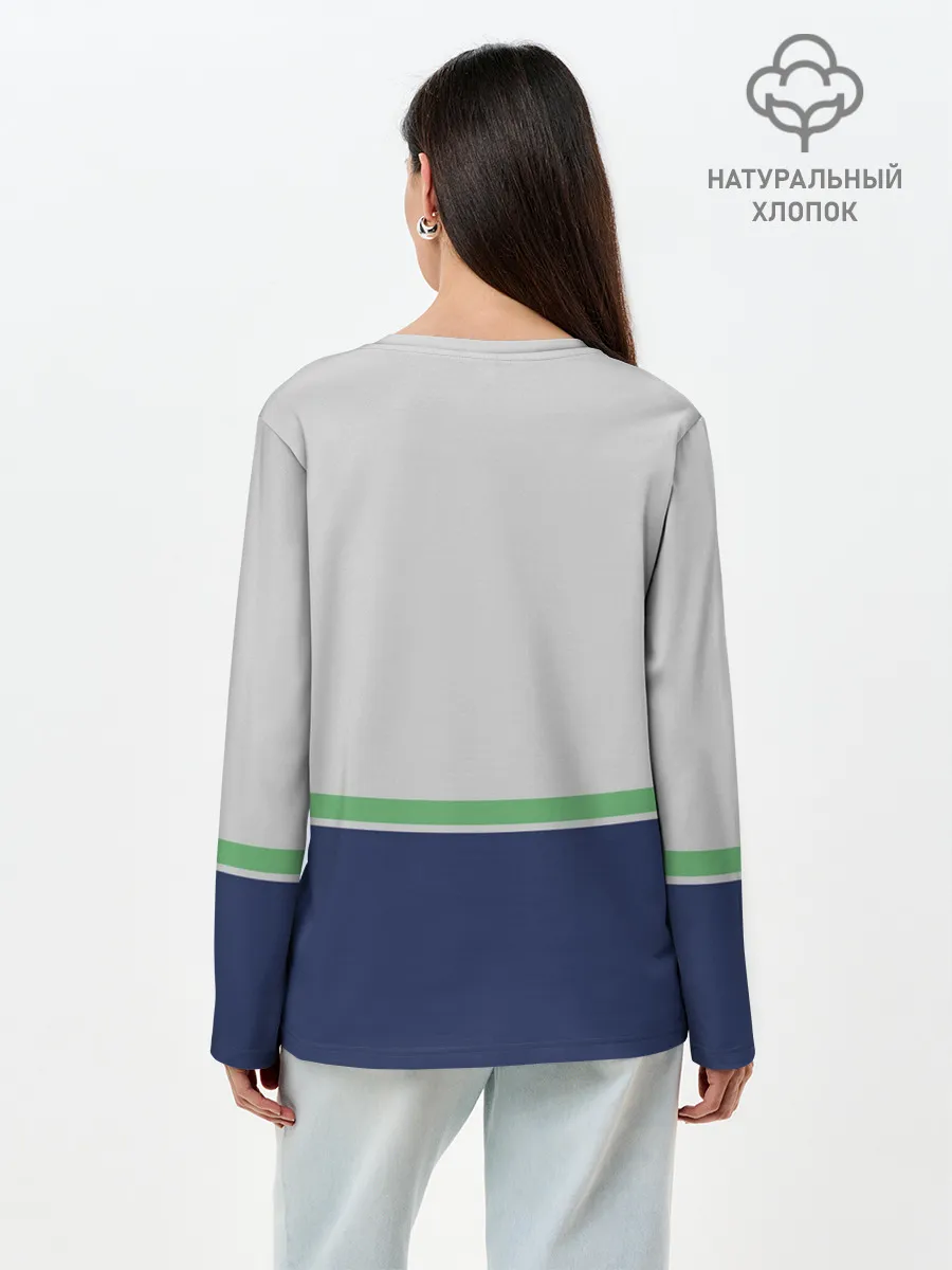 Лонгслив женский. Хлопок / Ride the wave