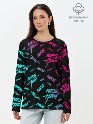 Лонгслив женский. Хлопок / NFS: Heat