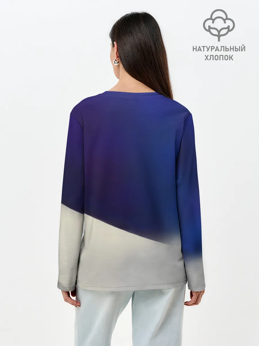 Лонгслив женский. Хлопок / NEED FOR SPEED - HEAT