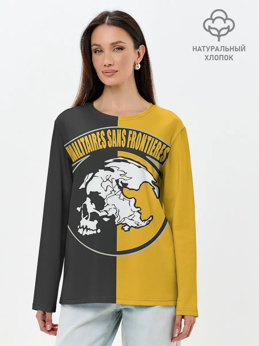 Лонгслив женский. Хлопок / METAL GEAR