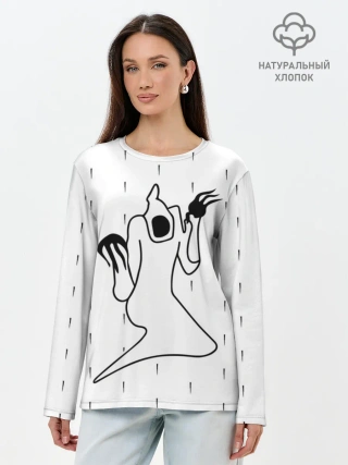 Лонгслив женский. Хлопок / KIZARU - Karmageddon