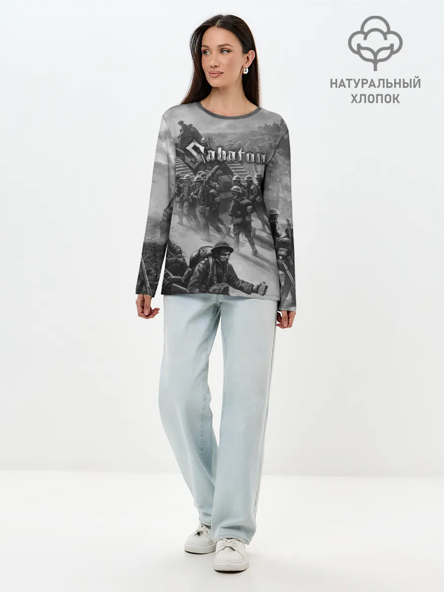 Лонгслив женский. Хлопок / Sabaton