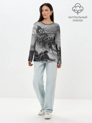 Лонгслив женский. Хлопок / Sabaton