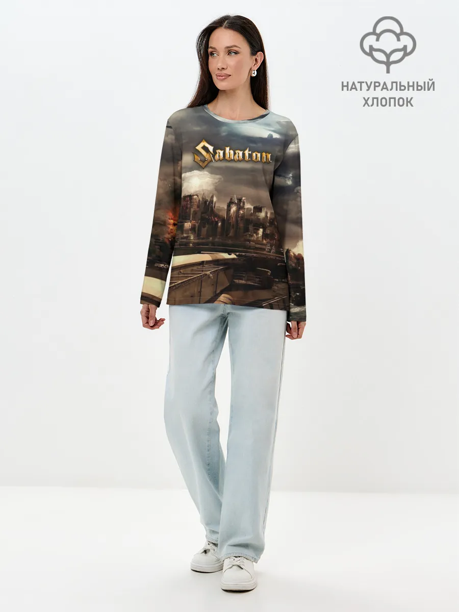 Лонгслив женский. Хлопок / Sabaton
