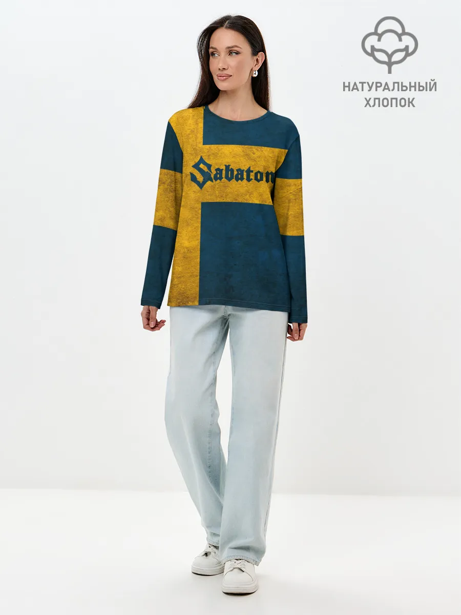 Лонгслив женский. Хлопок / Sabaton