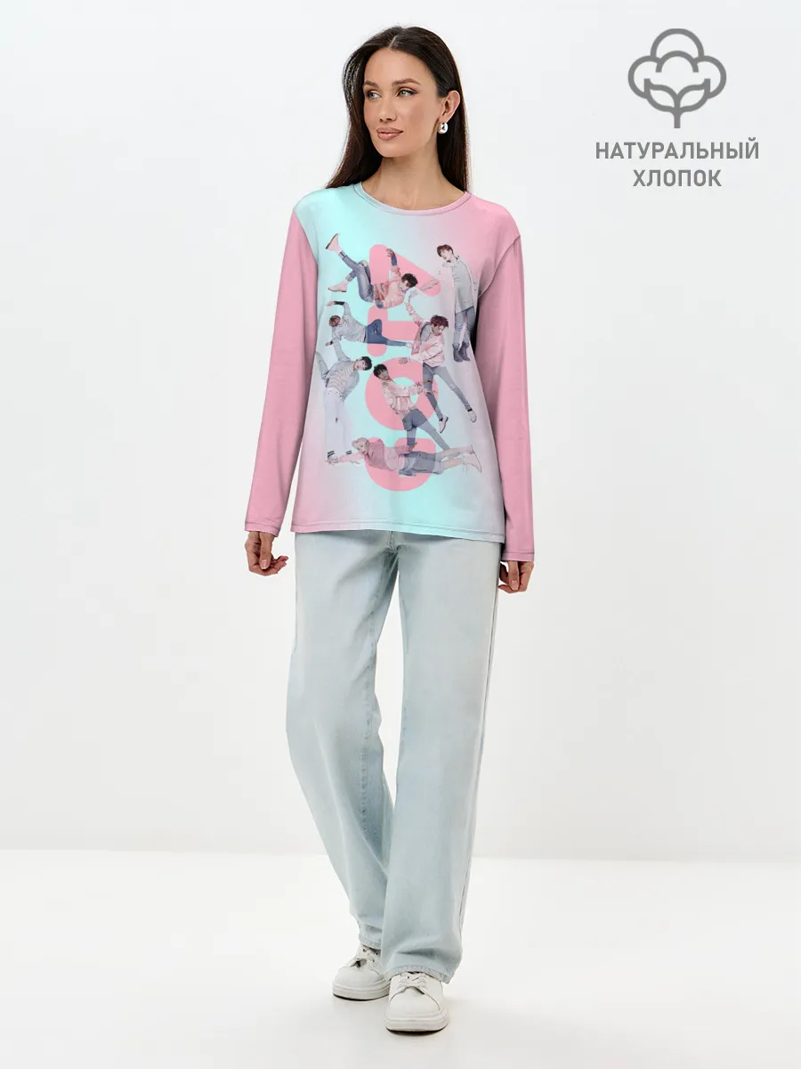 Лонгслив женский. Хлопок / GOT7