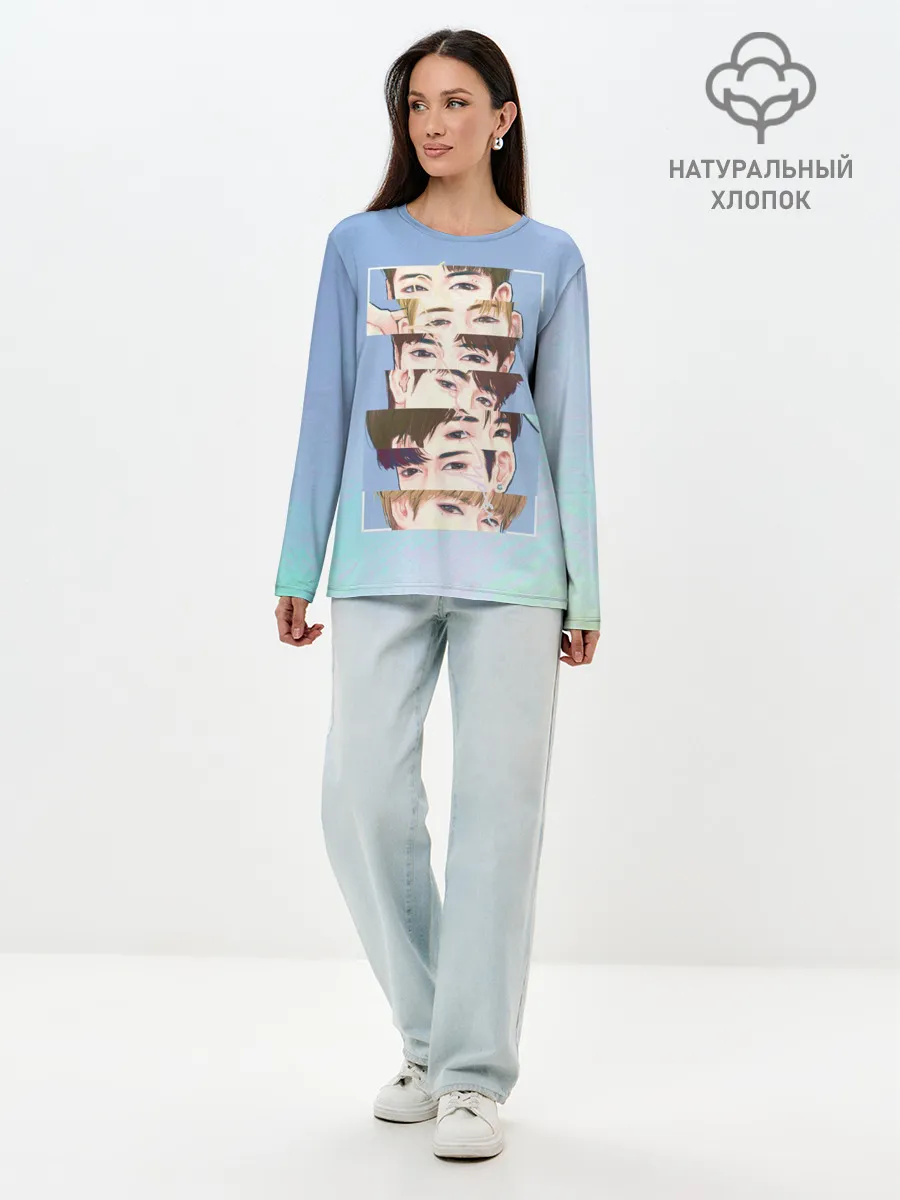 Лонгслив женский. Хлопок / GOT7