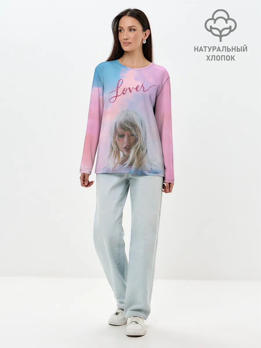 Лонгслив женский. Хлопок / TAYLOR SWIFT - Lover