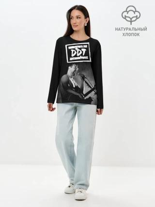 Лонгслив женский. Хлопок / ДДТ