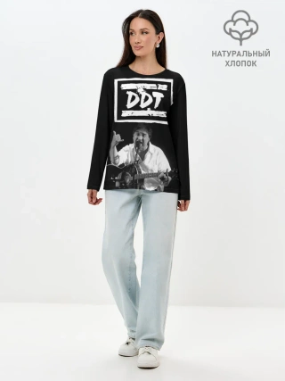 Лонгслив женский. Хлопок / ДДТ