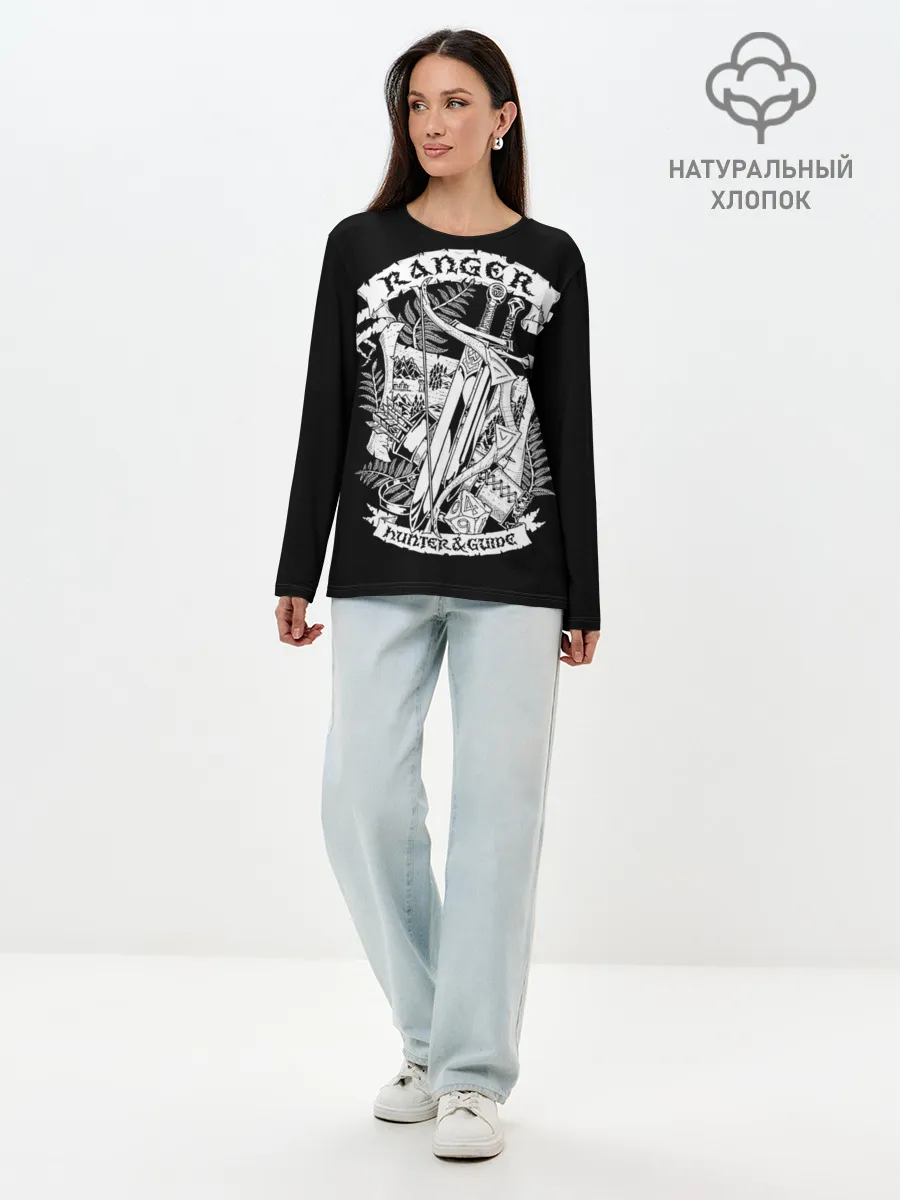 Лонгслив женский. Хлопок / Ranger