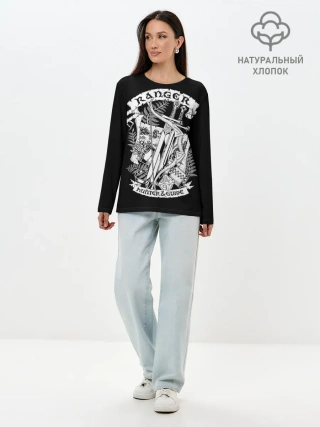 Лонгслив женский. Хлопок / Ranger