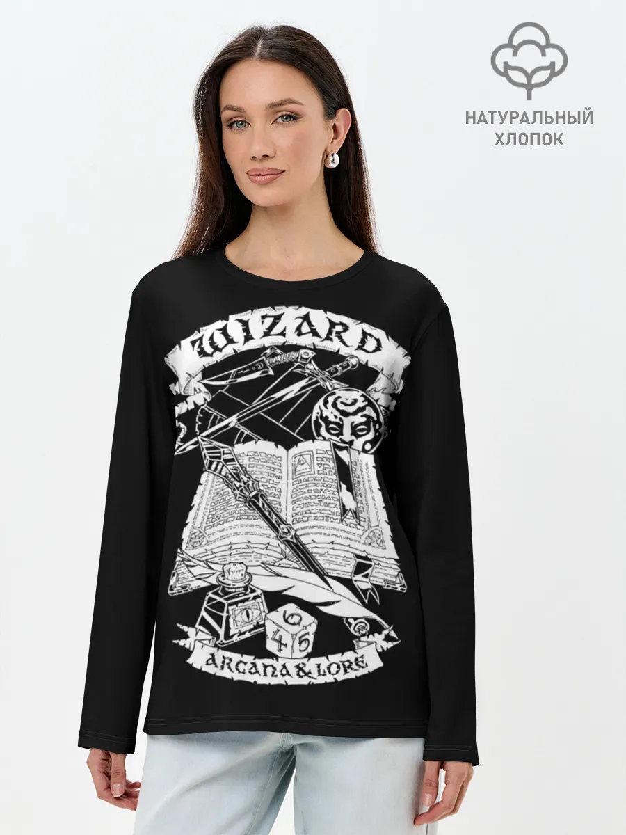 Лонгслив женский. Хлопок / Wizard