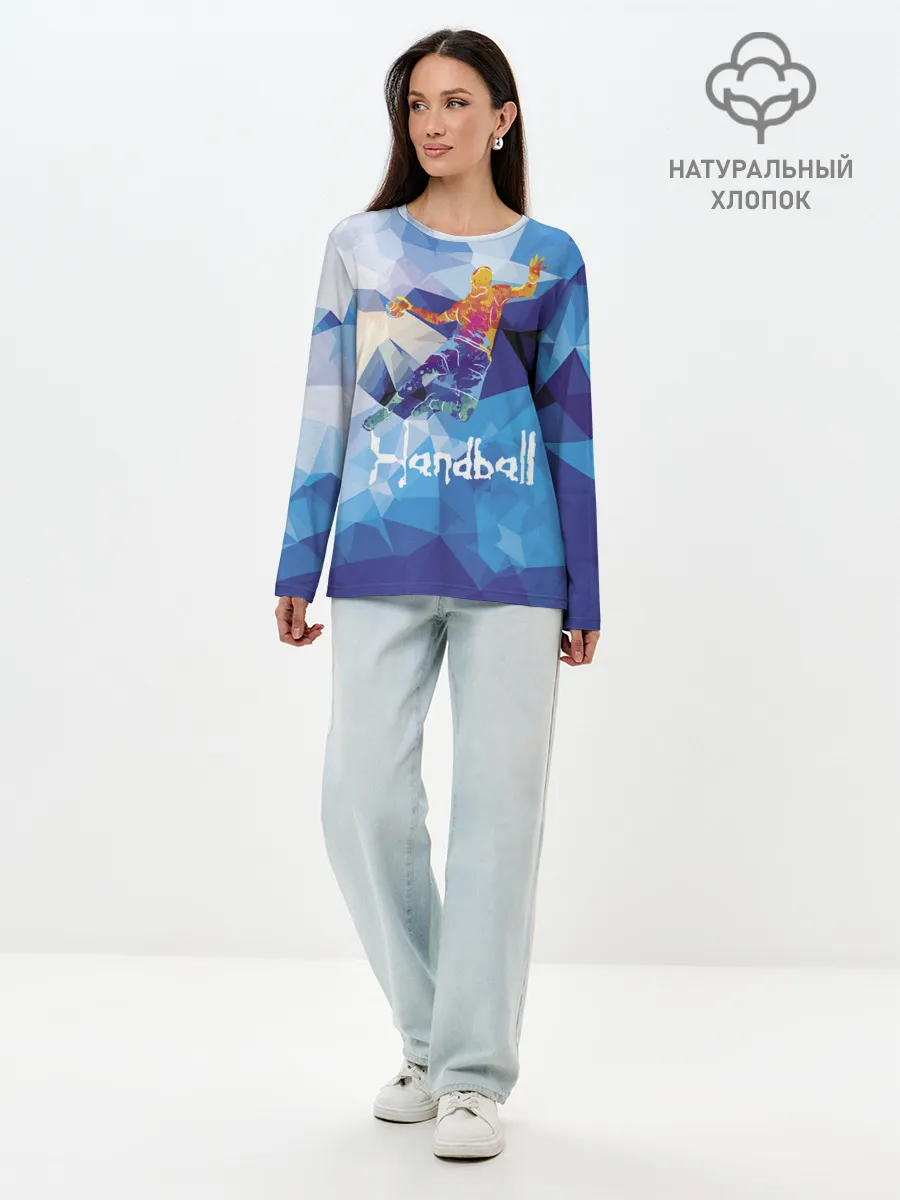 Лонгслив женский. Хлопок / Handball