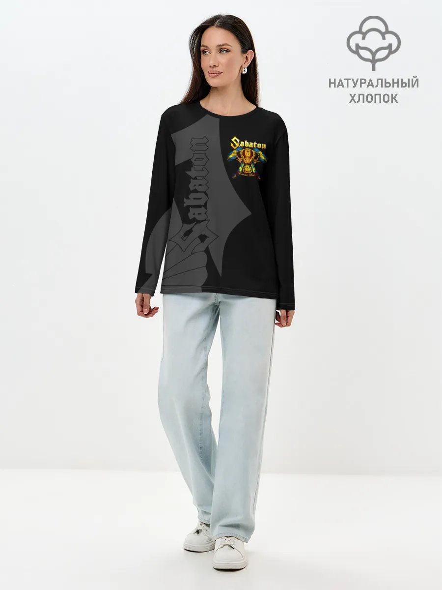 Лонгслив женский. Хлопок / Sabaton