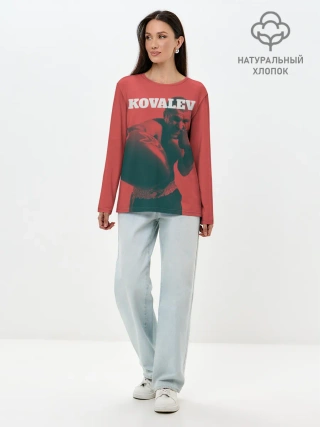 Лонгслив женский. Хлопок / Kovalev
