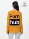 Лонгслив женский. Хлопок / Pornhub