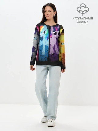 Лонгслив женский. Хлопок / MY LITTLE PONY
