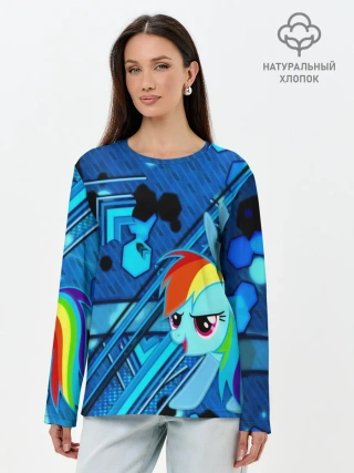Лонгслив женский. Хлопок / MY LITTLE PONY