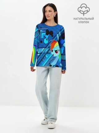 Лонгслив женский. Хлопок / MY LITTLE PONY