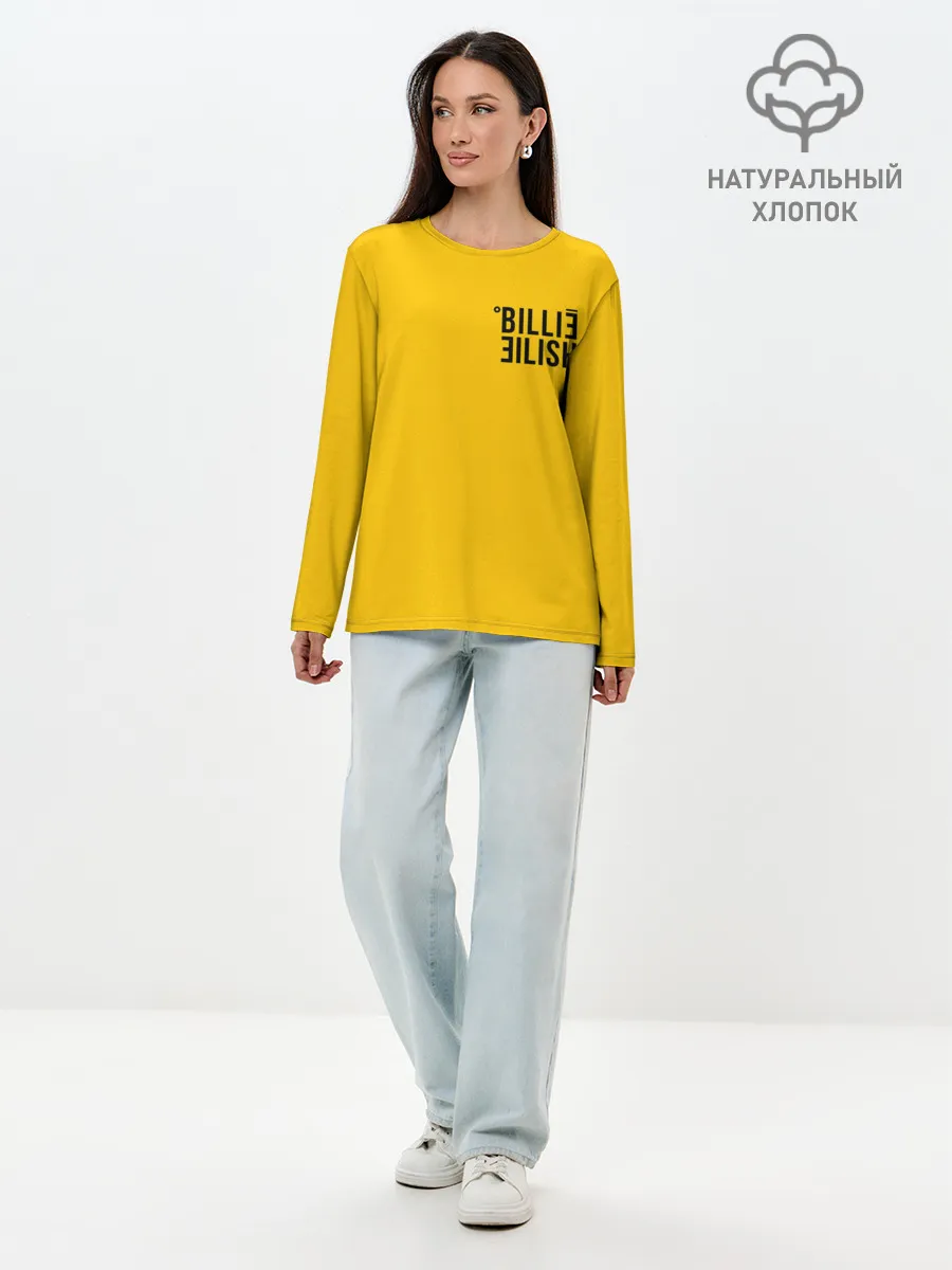 Лонгслив женский. Хлопок / BILLIE EILISH