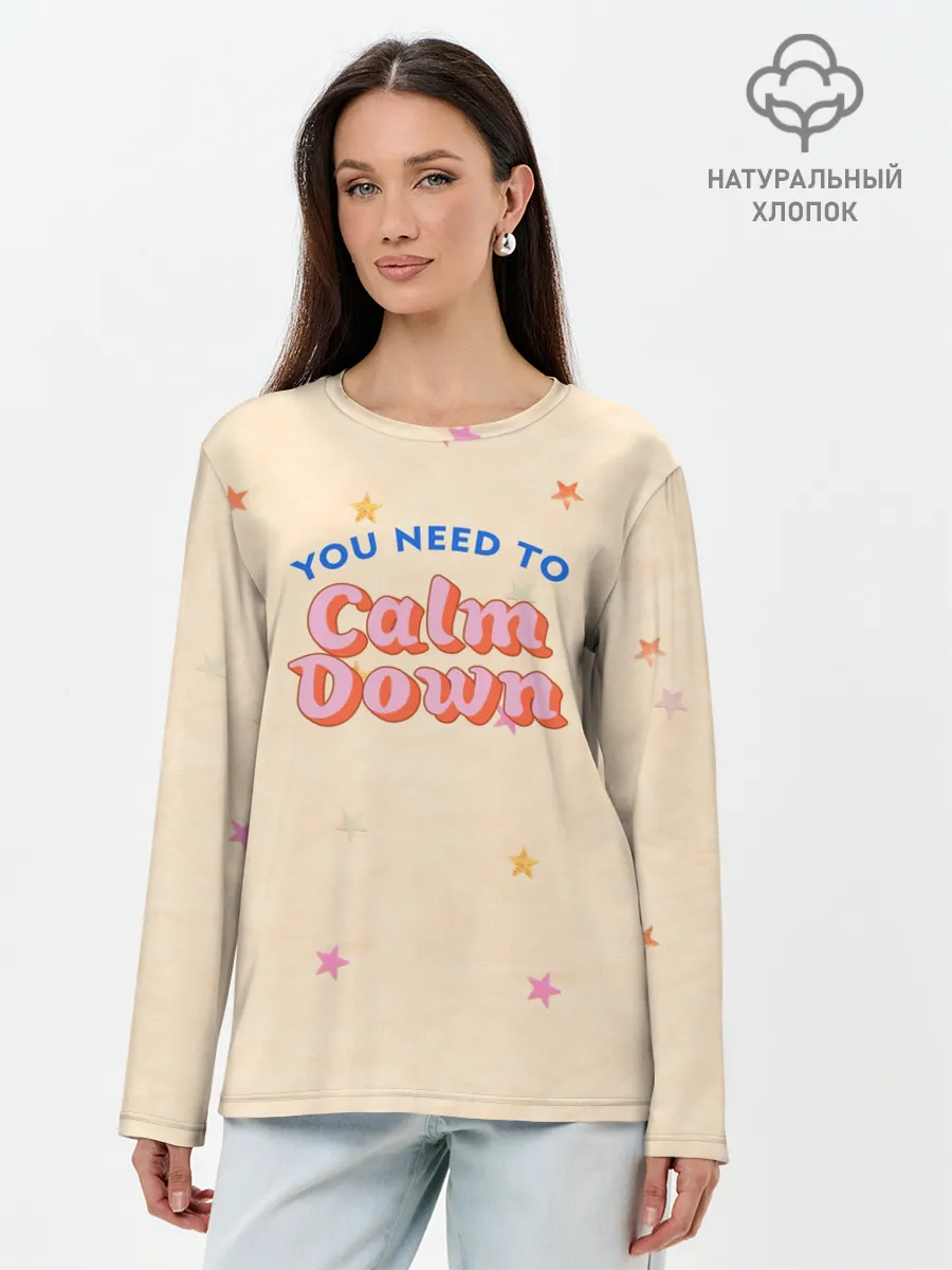 Лонгслив женский. Хлопок / Taylor Swift