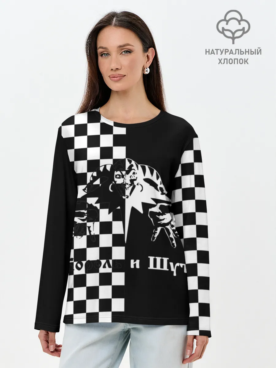 Лонгслив женский. Хлопок / Король и Шут