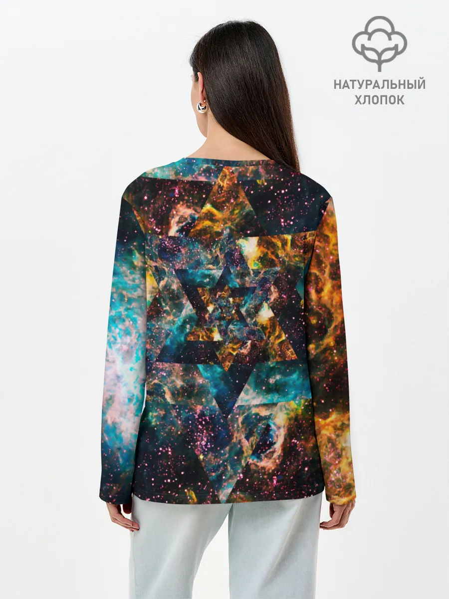 Лонгслив женский. Хлопок / КОСОМС