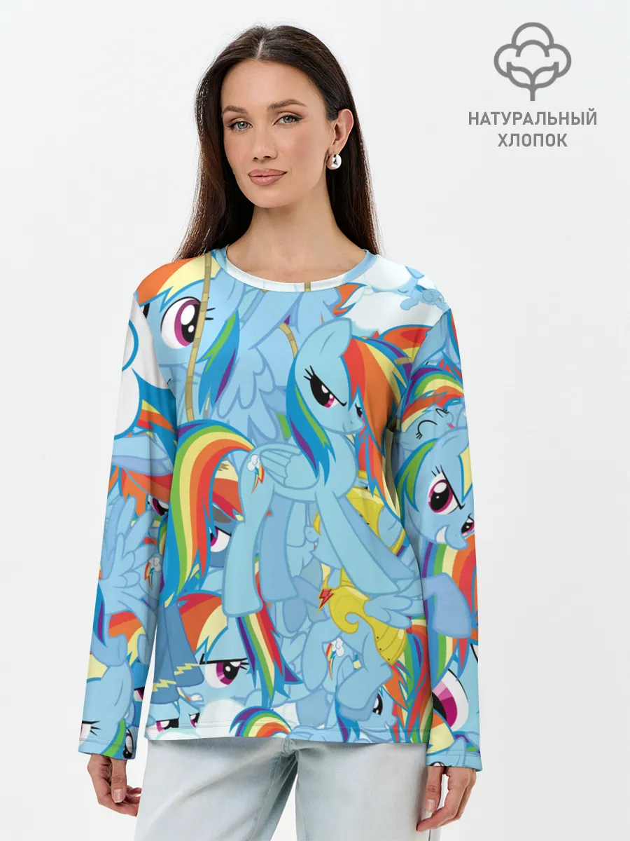 Лонгслив женский. Хлопок / MY LITTLE PONY