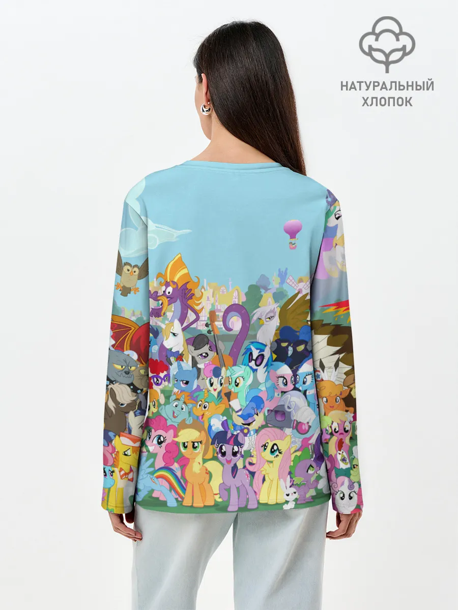 Лонгслив женский. Хлопок / MY LITTLE PONY