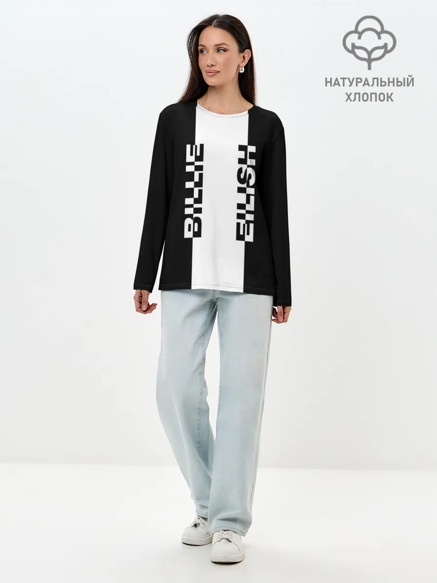 Лонгслив женский. Хлопок / BILLIE EILISH