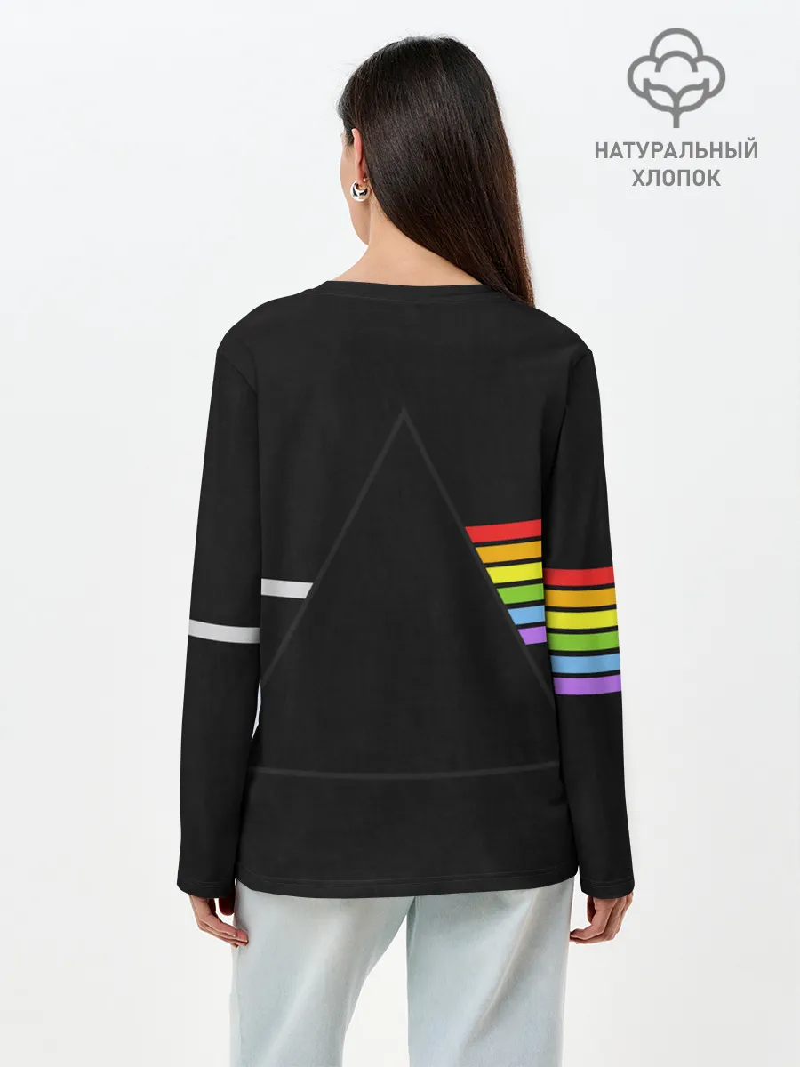 Лонгслив женский. Хлопок / PINK FLOYD