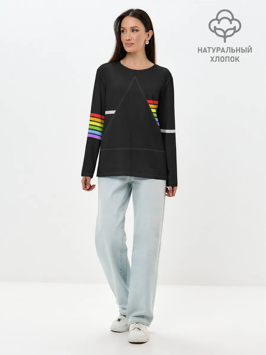 Лонгслив женский. Хлопок / PINK FLOYD