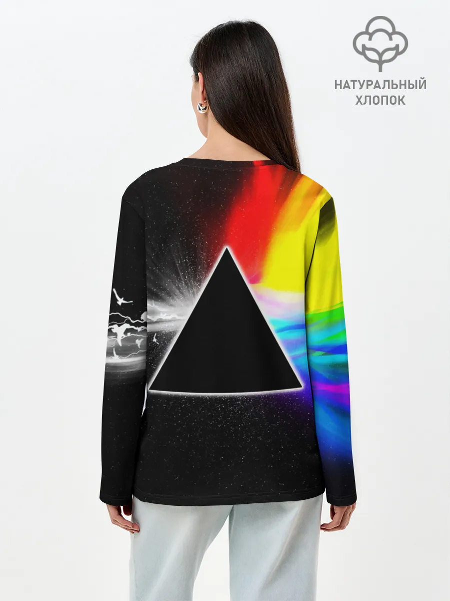 Лонгслив женский. Хлопок / PINK FLOYD