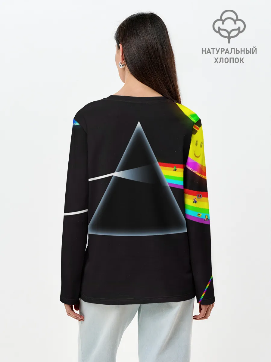 Лонгслив женский. Хлопок / PINK FLOYD