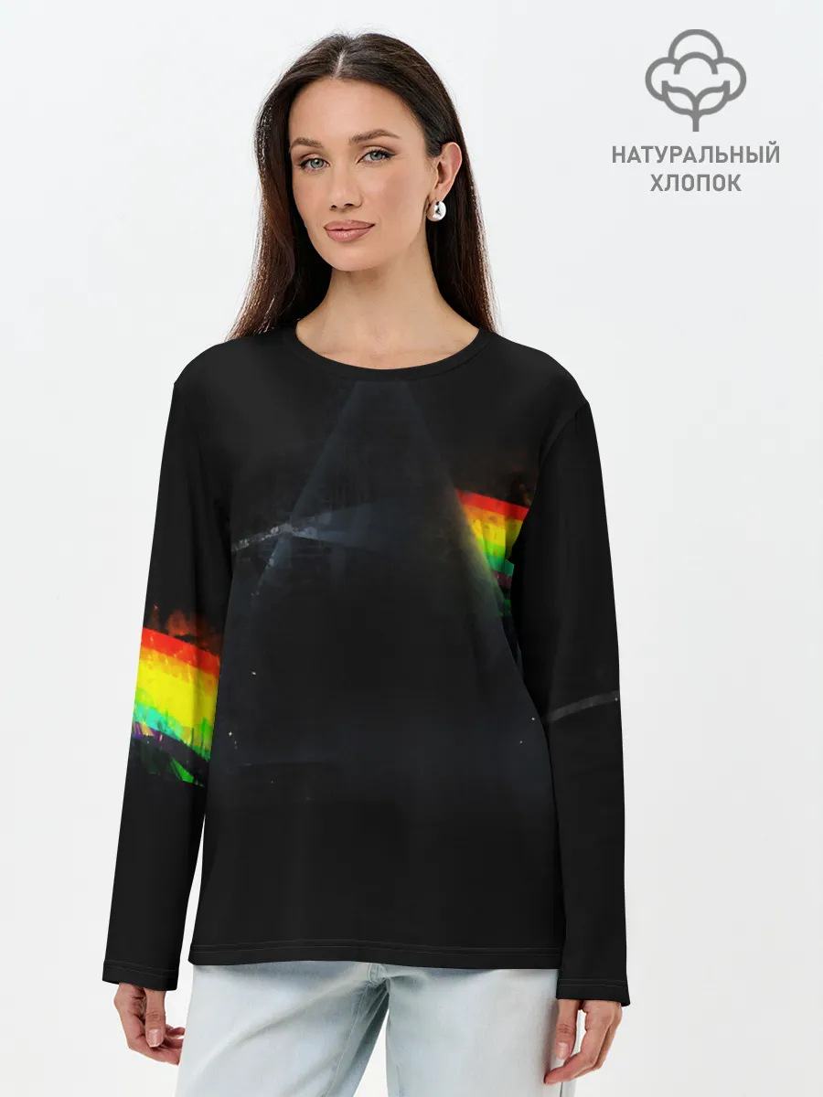 Лонгслив женский. Хлопок / PINK FLOYD