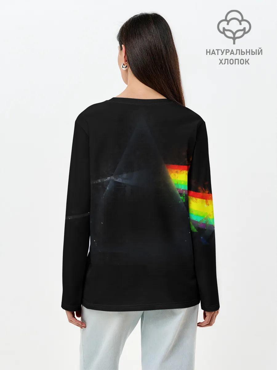 Лонгслив женский. Хлопок / PINK FLOYD