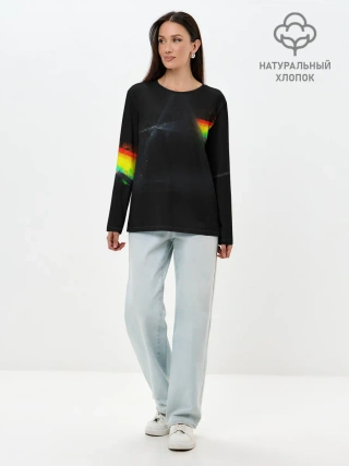 Лонгслив женский. Хлопок / PINK FLOYD