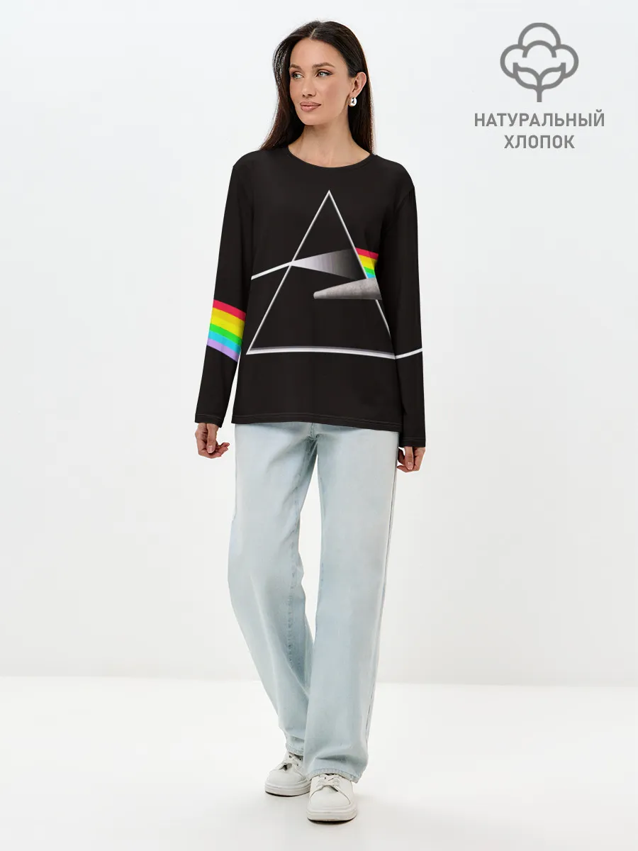 Лонгслив женский. Хлопок / PINK FLOYD