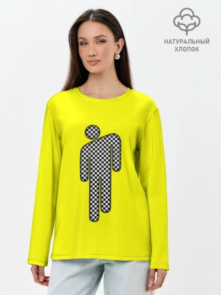 Лонгслив женский. Хлопок / billie eilish