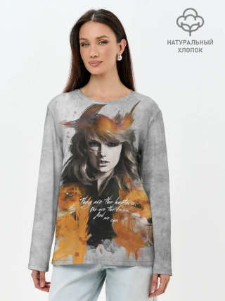 Лонгслив женский. Хлопок / Taylor and fox