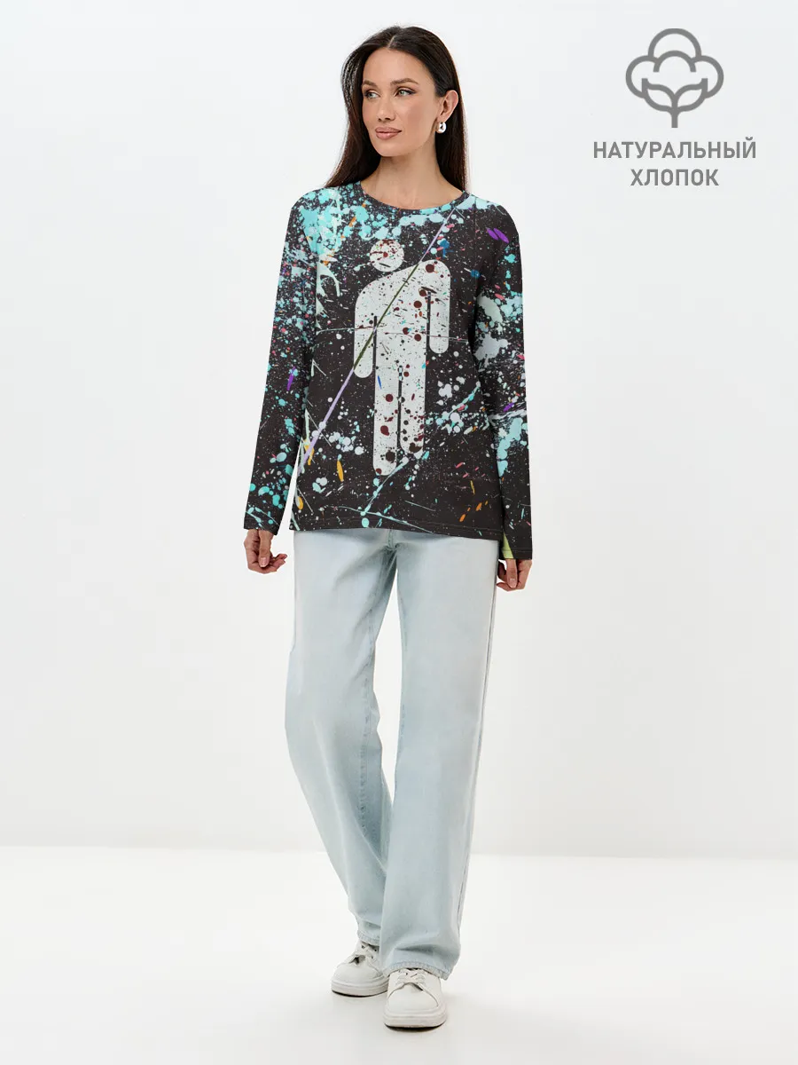 Лонгслив женский. Хлопок / BILLIE EILISH